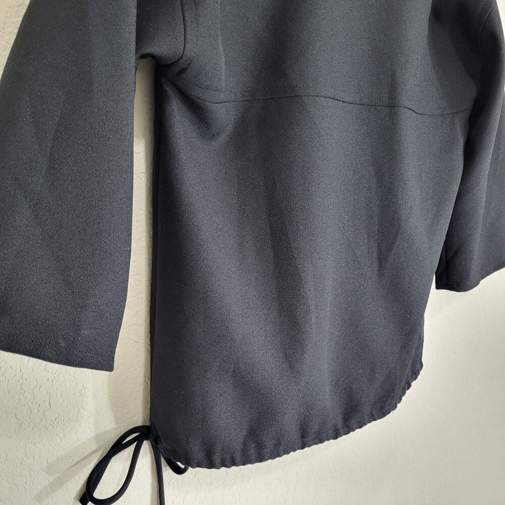 Vintage Top 70s 80s Corinth Street Womens S / M Black Made USA ILGWU Union - Picture 12 of 12